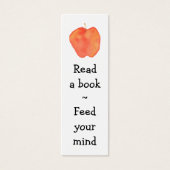 Reading Apple Mini Bookmark - (Front)