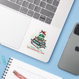 Reading Around the Christmas Tree  Sticker