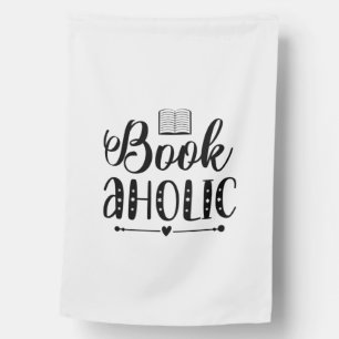 Reading Art Book Aholic House Flag