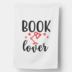 Reading Art Book Lover House Flag