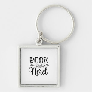 Reading Art Book Nerd Keychain