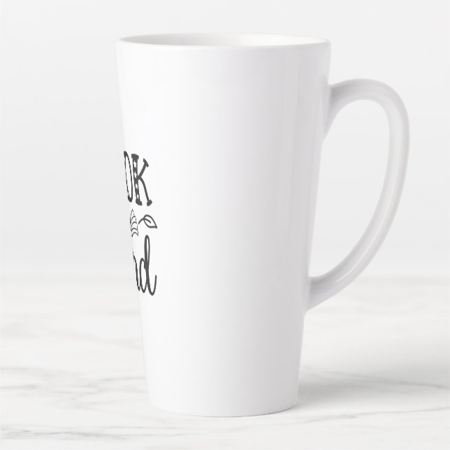 Reading Art Book Nerd Latte Mug (Right)