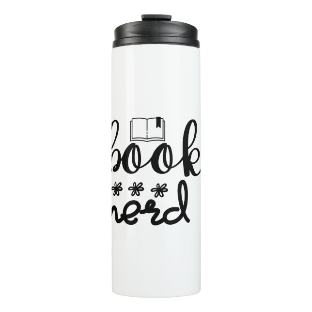 Reading Art Book Nerd Thermal Tumbler (Front)