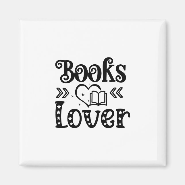 Reading Art Books Lover Magnet (Front)