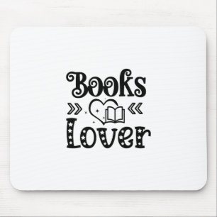 Reading Art Books Lover Mouse Pad