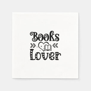 Reading Art Books Lover Napkins