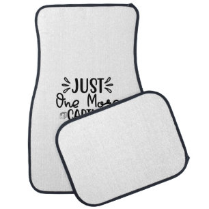 Reading Art Just One More Captur Car Floor Mat