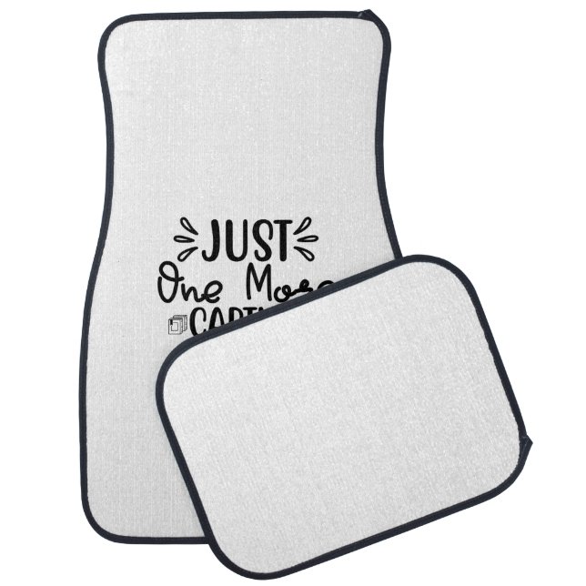 Reading Art Just One More Captur Car Floor Mat (Set)