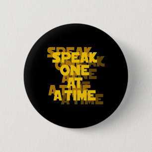 Reading Asl Hand Gesture Deaf Hearing Loss Awarene Button