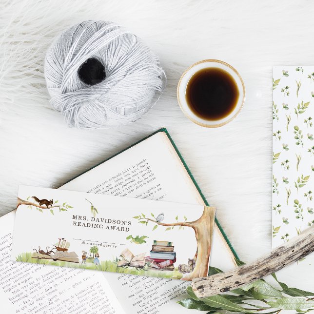 Reading Award | Custom Teacher Gift for Students Bookmarks (Creator Uploaded)