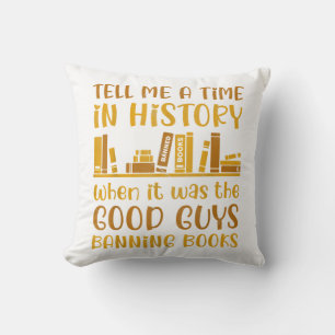 Reading Banned Books Reader Read Banned Books For  Throw Pillow