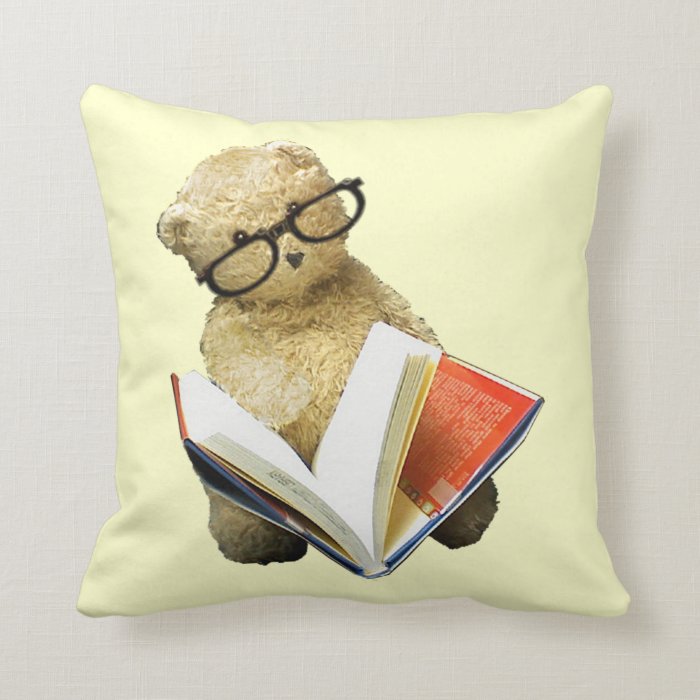 Reading Bear Pillow