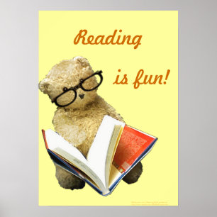 Reading Bear - poster