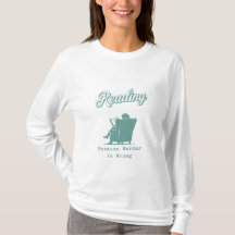 Reading Because Murder Is Wrong | Book Lover Gift