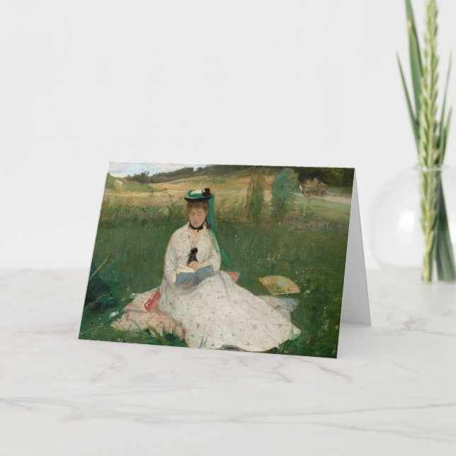 Reading | Berthe Morisot Card (Front)