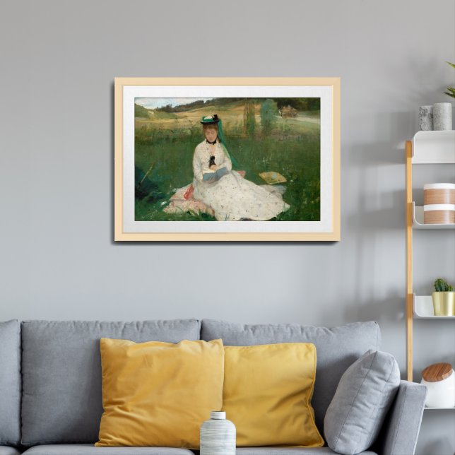 Reading | Berthe Morisot Framed Art (Living Room 3)