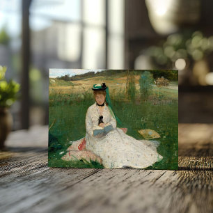 Reading Berthe Morisot Postcard