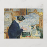 Reading Beside Her Bed