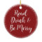 Reading Book Club Be Merry Holiday