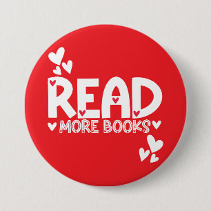 Reading Books Love  Button