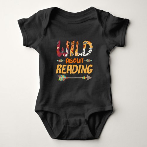 Reading Bookworm Child Teacher library Book Lover Baby Bodysuit