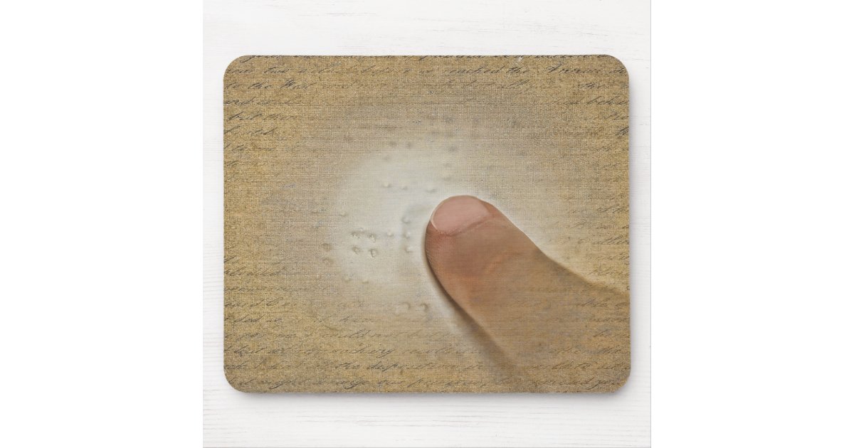 Reading Braille Mouse Pad | Zazzle