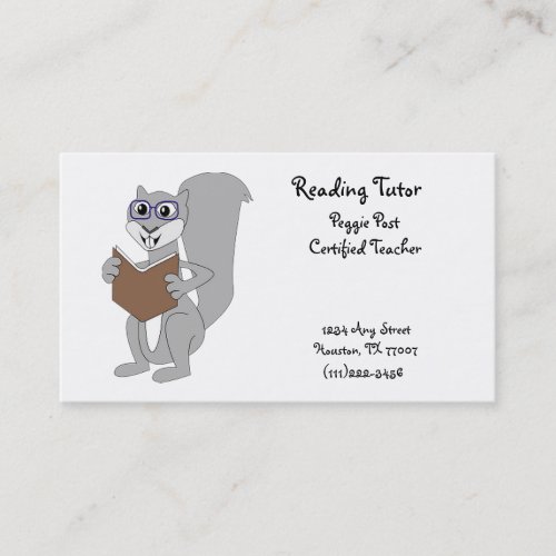 Reading Business Card