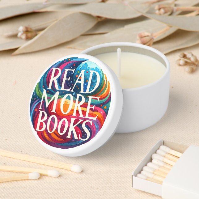 Reading By Candlelight Emergency Backup Reading Mini Candle Favors (Insitu)