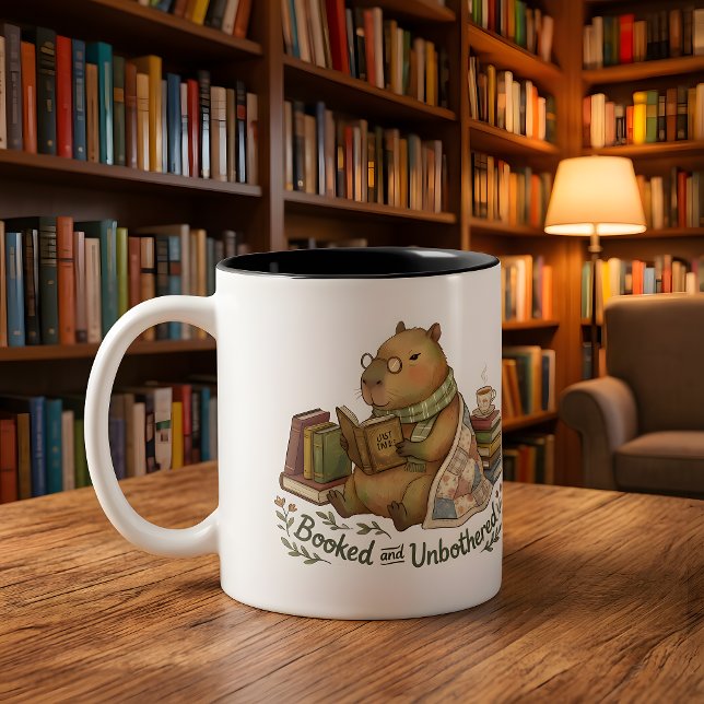 Reading Capybara Mug – Cute Book Lover Coffee Cup, (Creator Uploaded)