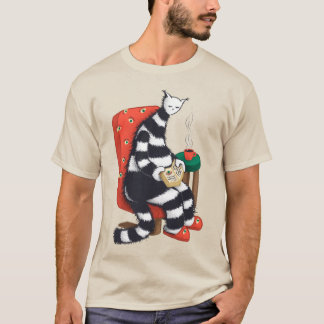 Reading Cat Book Lover T-Shirt