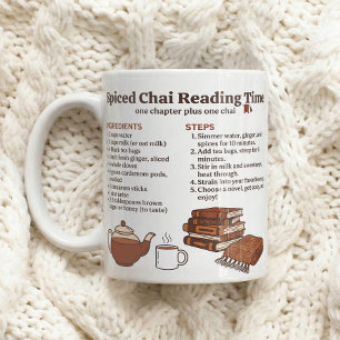 Reading Chai Ritual Spiced Recipe Coffee Mug