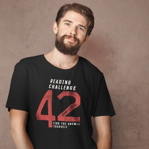 Reading Challenge 42 The Ultimate Answer T_Shirt