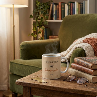 Reading Corner Mug - Cozy Book Lover Mug