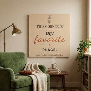 Reading Corner Wall Art Print 