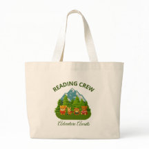 Reading Crew Adventure Awaits Tote Bag