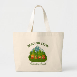 Reading Crew Adventure Awaits Tote Bag