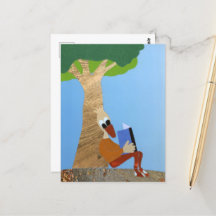 Reading Duck In Front Of A Tree Love Books