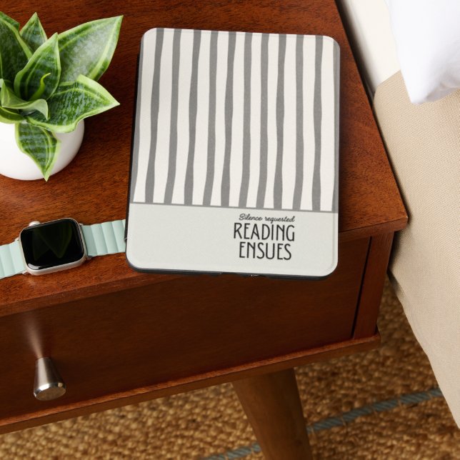 Reading Ensues Kindle Cover (In Use (Bedside))