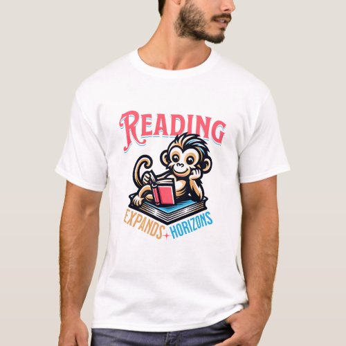 Reading expands horizons T_Shirt