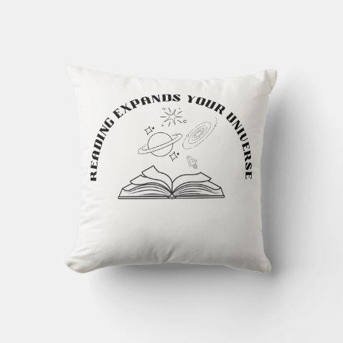 Reading Expands Your Universe Pillow