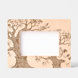 Reading Fairy in an Oak Tree                       Engraved Frames
