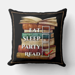 Reading First Throw Pillow