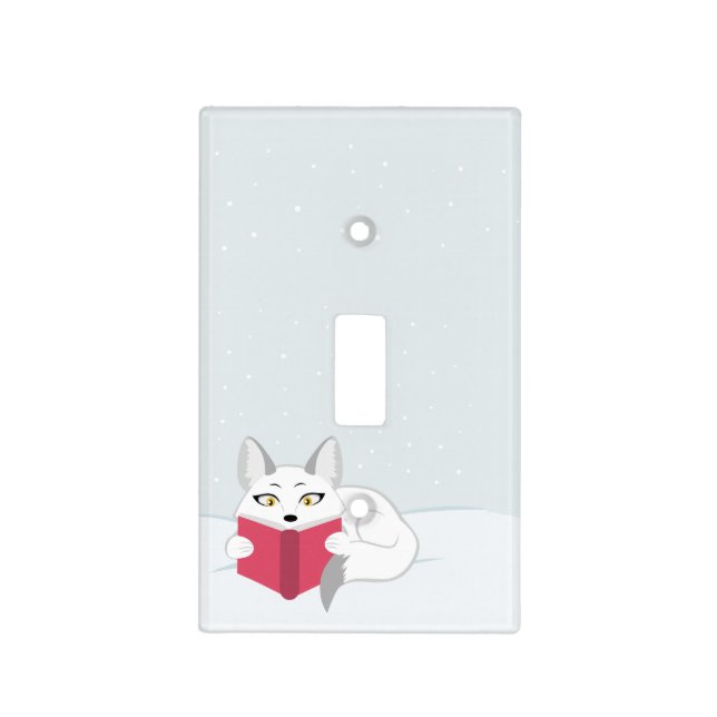 Reading Fox Light Switch Cover (Front)