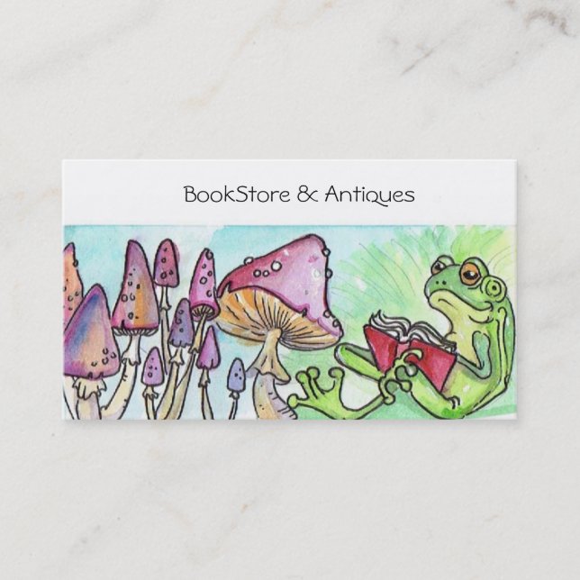 Reading Frog Business Card (Front)