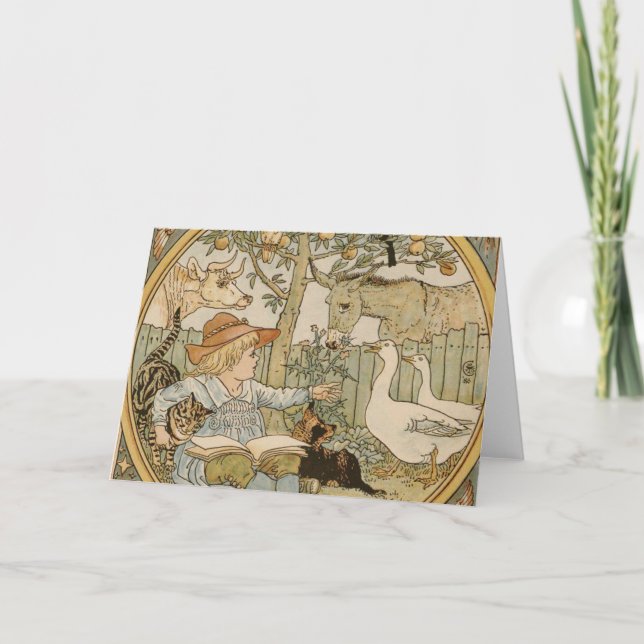 Reading Fun Greeting Card (Front)