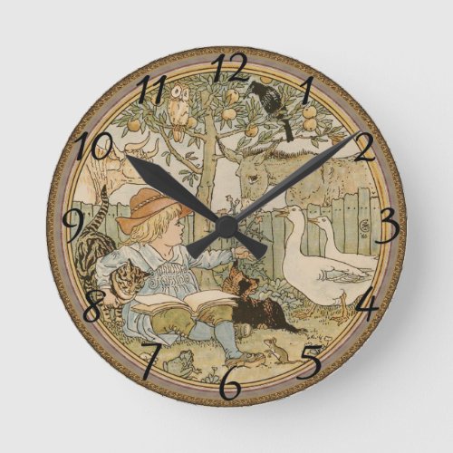 Reading Fun Wall Clock