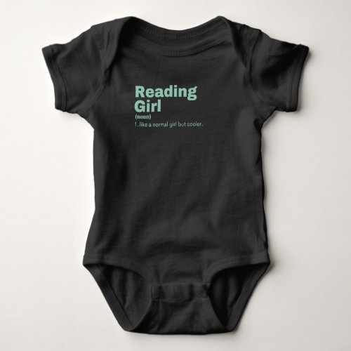 Reading Girl _ Reading Baby Bodysuit