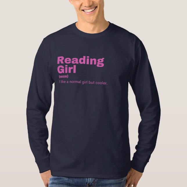 Reading Girl - Reading T-Shirt (Front)