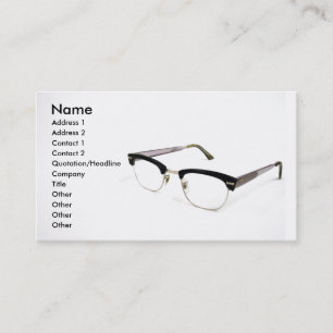 Reading Glasses Business Card
