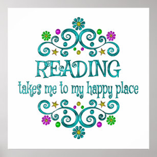 Reading Happy Place Poster